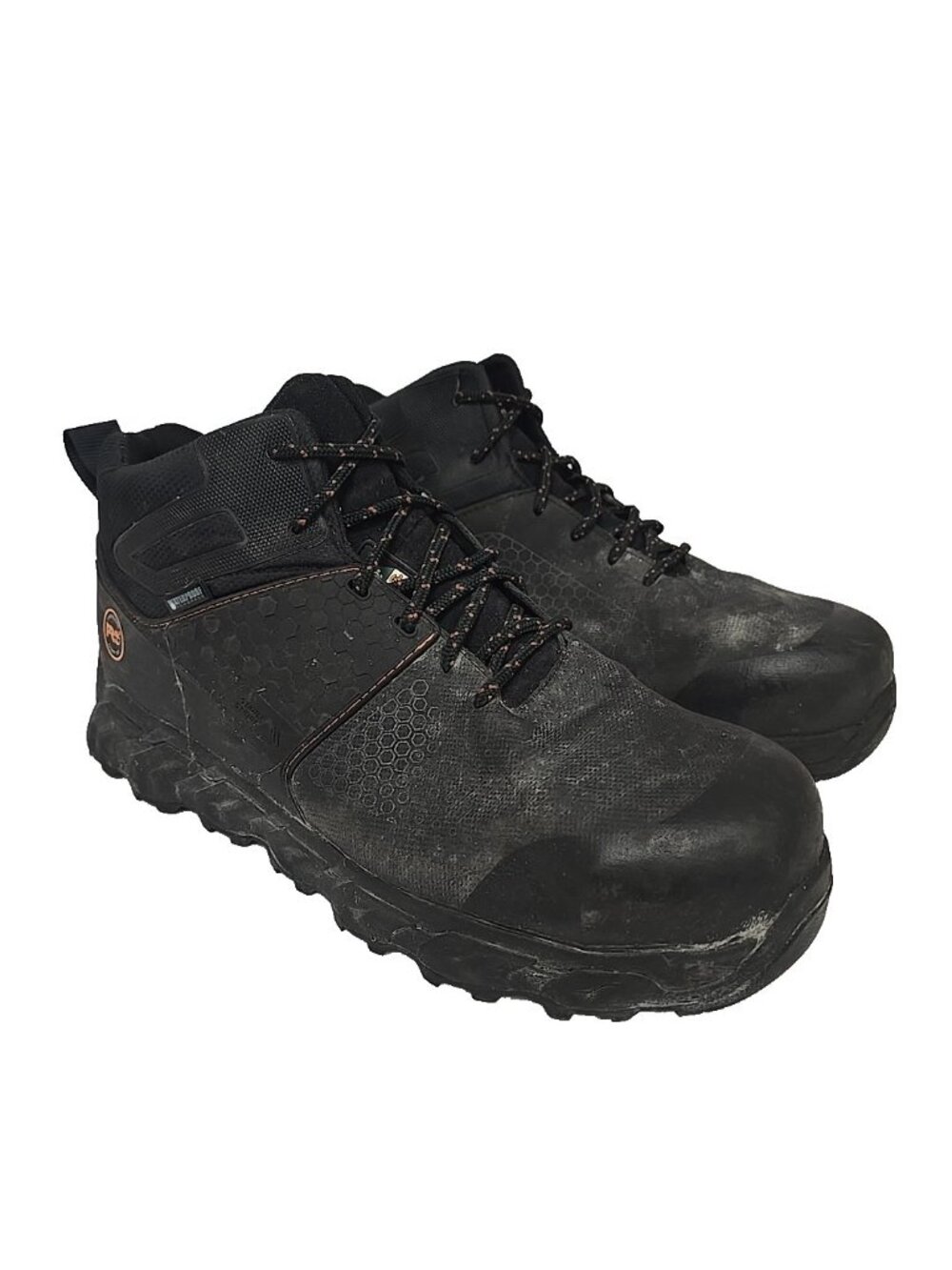 Timberland PRO Men's Mid-Cut Ridgework Comp Toe Work Boots A1OP6 Black Size 12W
